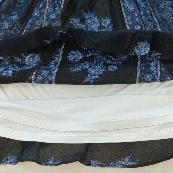 NWT Free People Katie's Crochet mini dress,S, blue - Picture 5 of 6